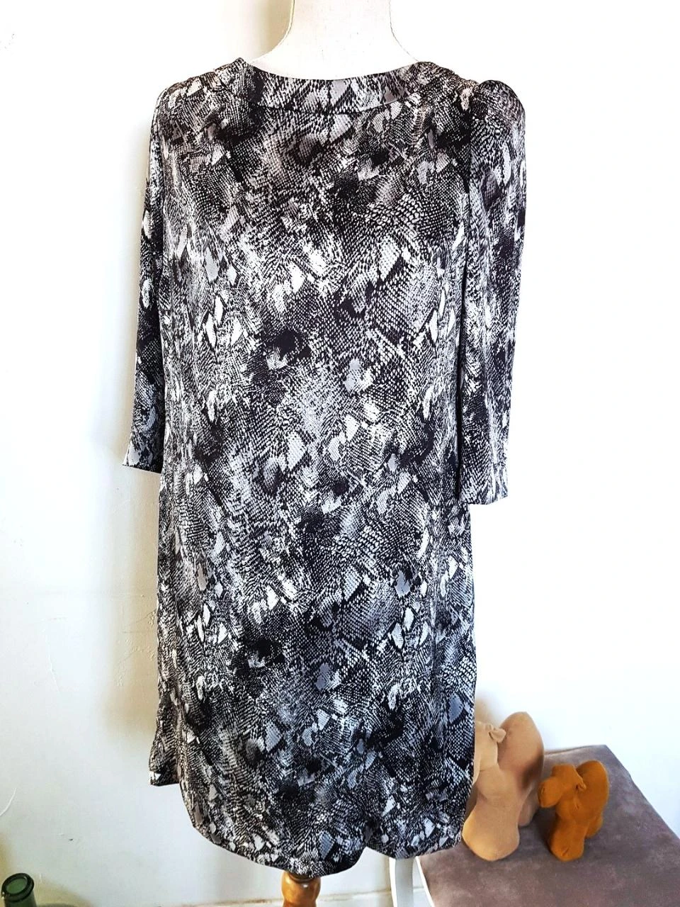 🖤Robe motif serpent Zendra (El Corte Inglés) – Taille 44 – Très bon état